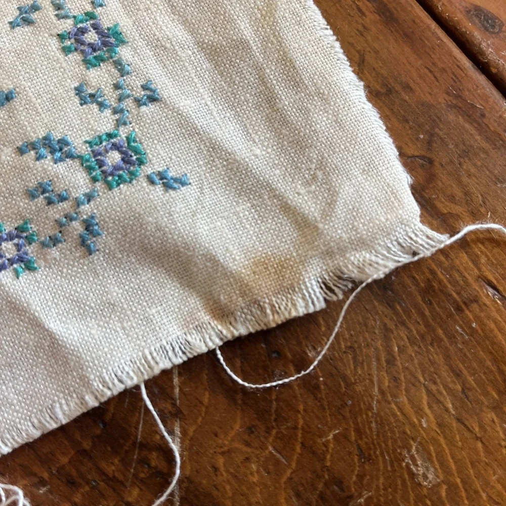 Embroidered Sweet Home Keep The Key Verse Completed Unframed Needlepoint‎ Home